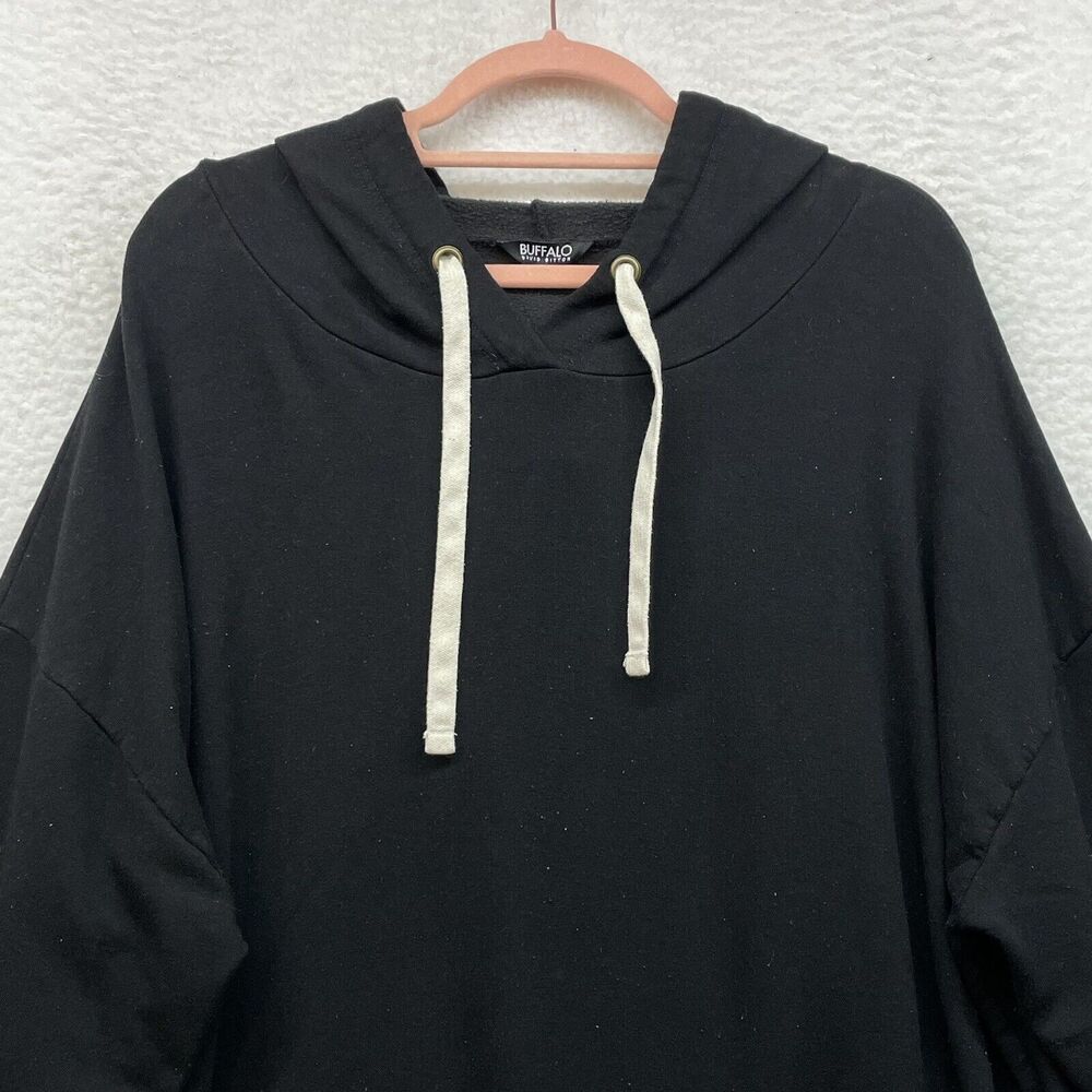 Buffalo Sweatshirt Womens Extra Large Black Hoodie David Bitton Athleisure Gym - Picture 4 of 10